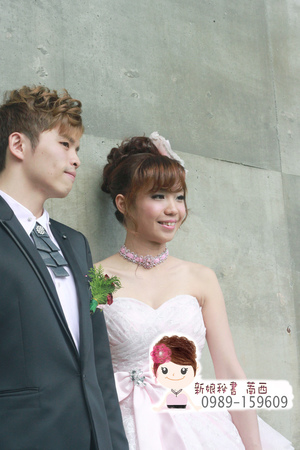 結婚.美人魚編髮.可愛新娘髮型.新秘:萳西