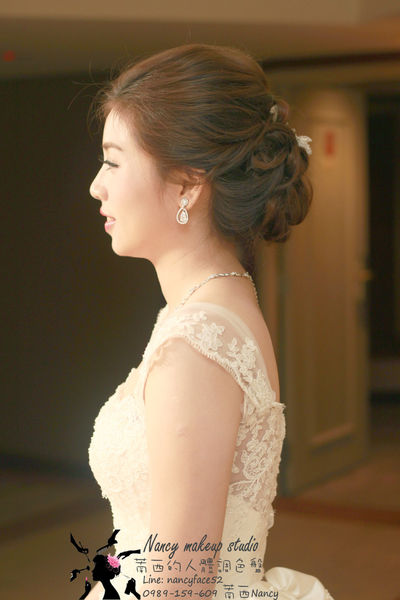 結婚.白紗.盤髮.新娘.造型.新秘.萳西