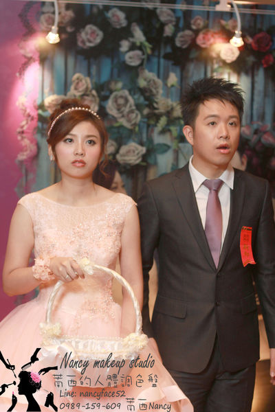 結婚.敬酒.長髮.新娘.造型.新秘.萳西